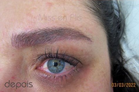 MICROPIGMENTAÇÃO FIO A FIO ANTES E DEPOIS