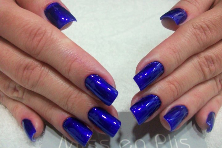 UNHAS DE GEL AZUL