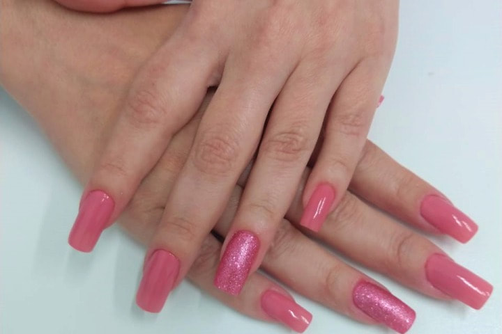 UNHAS DE GEL ROSE